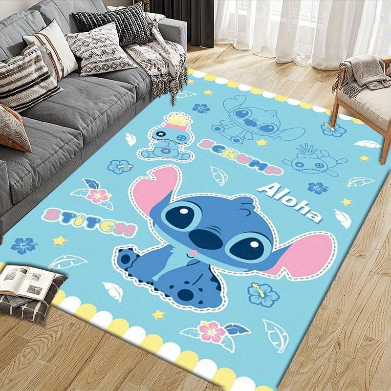 1pc Stitch Pattern Area Rug Soft Flannel Floor Mat for Living Room,Office,Bedroom and Carpet,Sofa Coffee Table Floor Mat