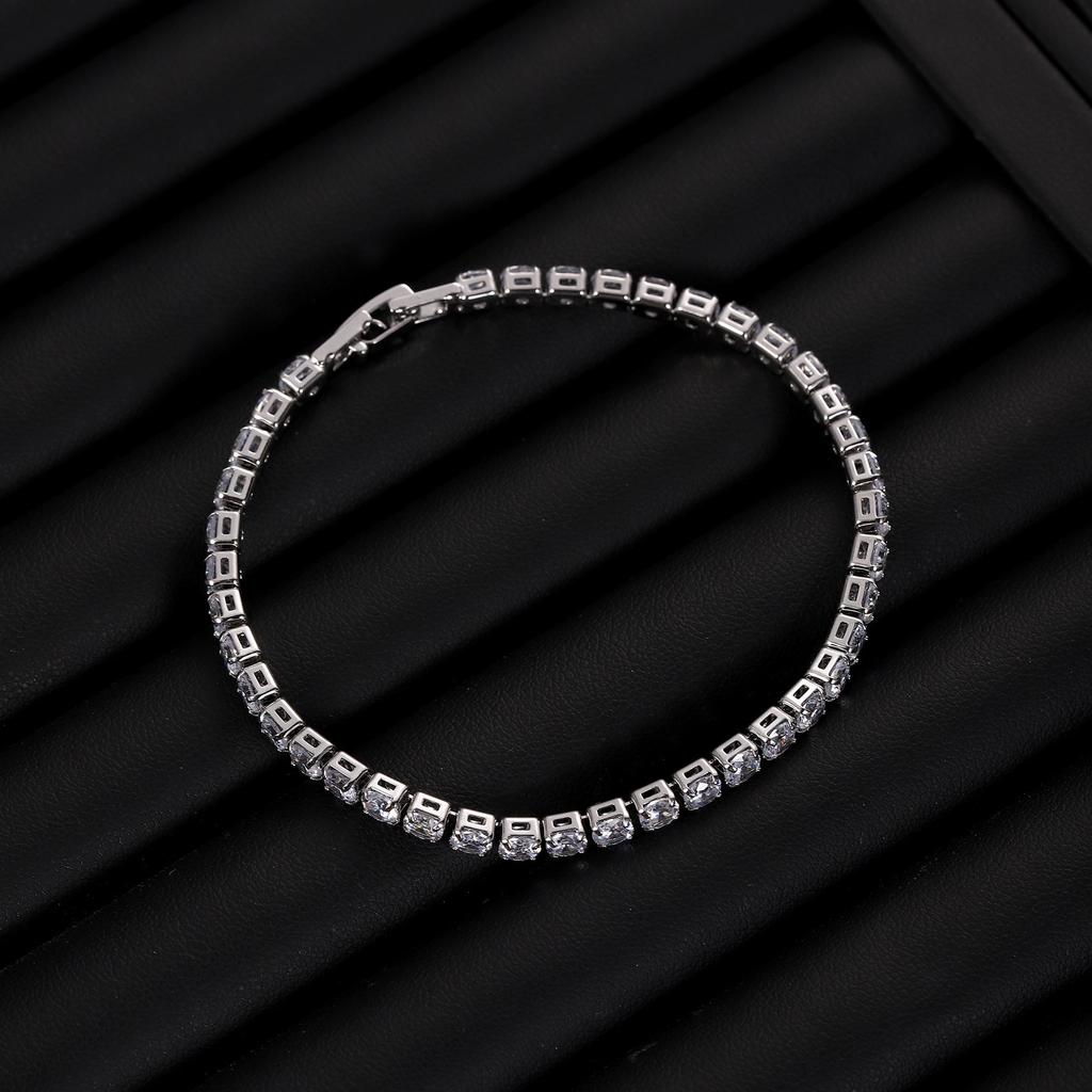 Temperament Synthetic Zircon Women bracelet Minimalism Bracelet 19cm Gift Jewelry