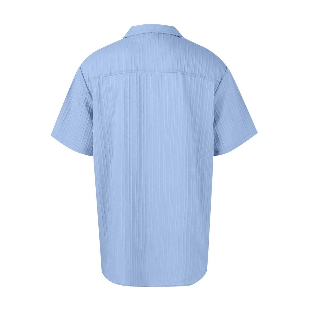 Designer Frühling Sommer Herren Freizeit Baumwolle Leinen Farbe Kurzarm Hemden Lockere Hemden