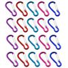 20Pcs Carabiner for Keys Chain Mini Gourd-Shaped Aluminum Alloy Keychain Clip Hook Lock Travel Hiking Camping