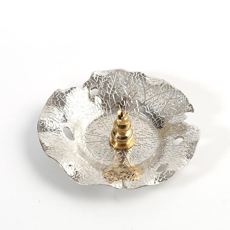 Vintage Incense Plate, Thread Incense Plate, Lotus Leaf Incense Plate, Tea Ceremony, Indoor Aromatherapy Stove, Home Decoration