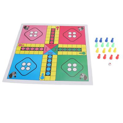Flying Chess Family Game Plastic Airplane Flight Chess Family Game for Home Party and Camping