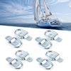 8Pcs Tie Down D Ring Load Anchor Forged Lashing Ring for Truck Trailers Boats