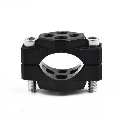 1pc 17-32mm Motorcycle Handlebar Bumper Mount Bracket Clamp Black Aluminum Alloy Universal For Car Motorcycle Accessories