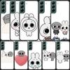 Cute Cartoon K-Kkamang Phone Case For Samsung Galaxy S22 S25 Ultra S21 S10 Plus S26 Edge S20 S23 S24 FE Cover Silicone Soft
