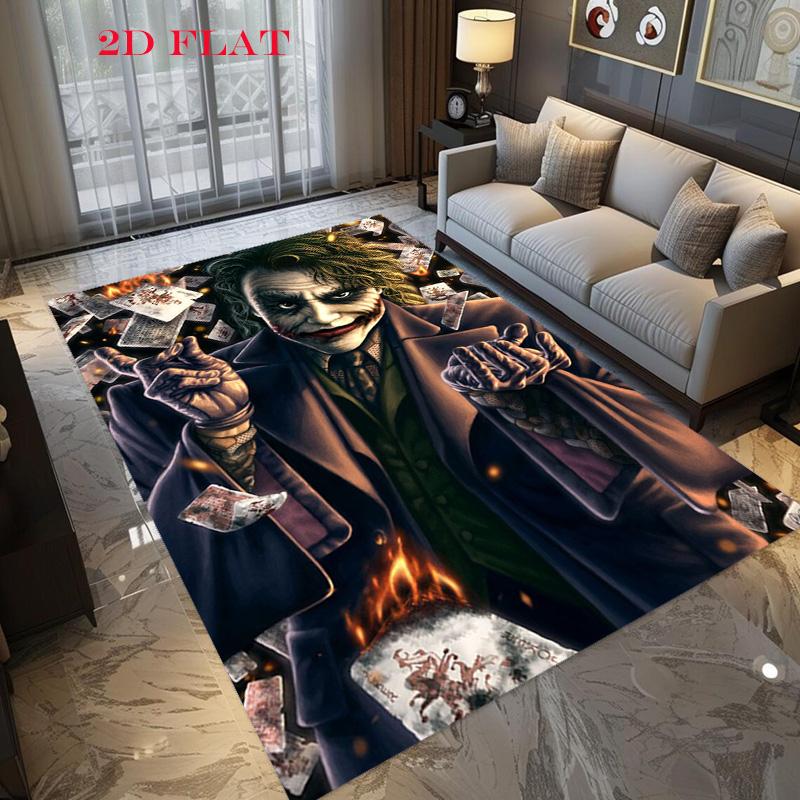 Joker Movie Poster Print Carpet Suitable For All Seasons Floor Mats Room Office Chair Cushion Art