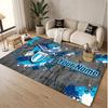 Personalized Crystal Velvet Carpet Lazio FC Pattern Non Slip Floor Rug