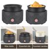 Wax Melt Warmer Fragrance Wax Burner 3-in-1 Ceramic Candle Warmer Burner Electric Fragrance Wax Warmer for Home Office