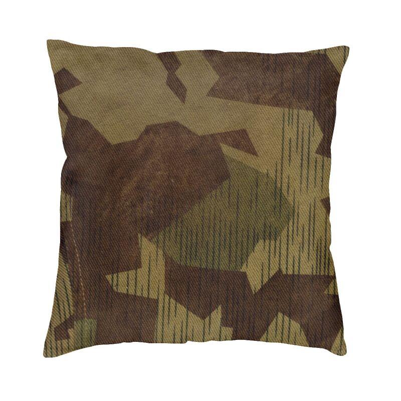 Jigsaw Puzzle Lover Pieces Camo Pattern Puzzler Woodland Luxury Pillow Cover Living Room Decoration Camoflage Cushions for Sofa