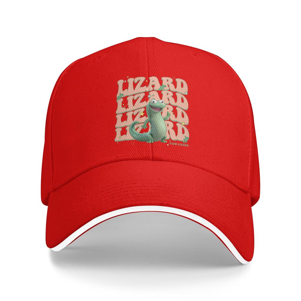 Weirdcore Tom Eidechse Eidechse Eidechse Animierte Baseballkappe Hip Hop Sandwich Hüte für Männer Frauen Atmungsaktive Kappen Hut Outdoor
