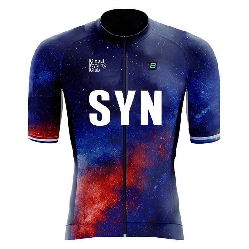 SYN Herren Radsportbekleidung Sommer Rennrad Trikot feuchtigkeitsableitend Radsport Set MTB Radsportbekleidung Radtrikot