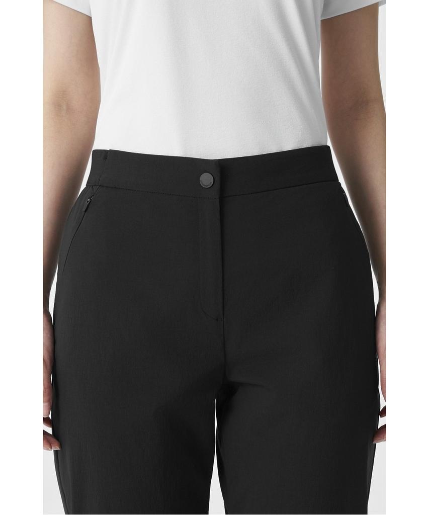 Koolongseupocheu Women'S Tapered Fit Standard Pants Tvpnm26582Blk