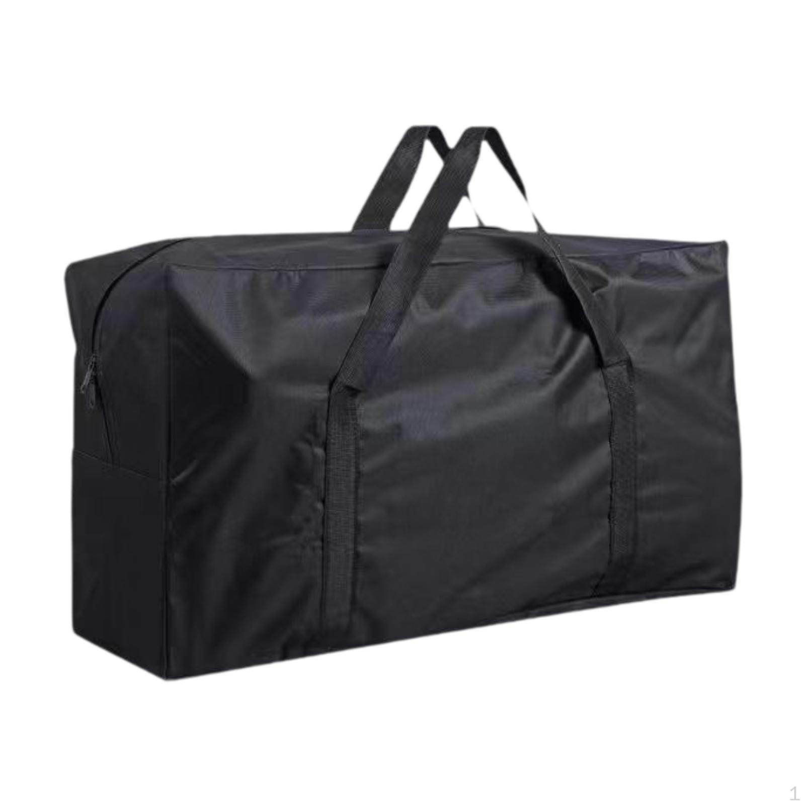 

Сумка для переноски инструментов для барбекю, органайзер для посуды с ручками, складной столик для пикника Black 70cmx21cmx39cm