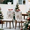 2/4/6pcs/set 45x55cm Christmas Pinecones Chair Cover Table Decoration Dining Seat Chair Covers Dining Room Bar Party Banquate