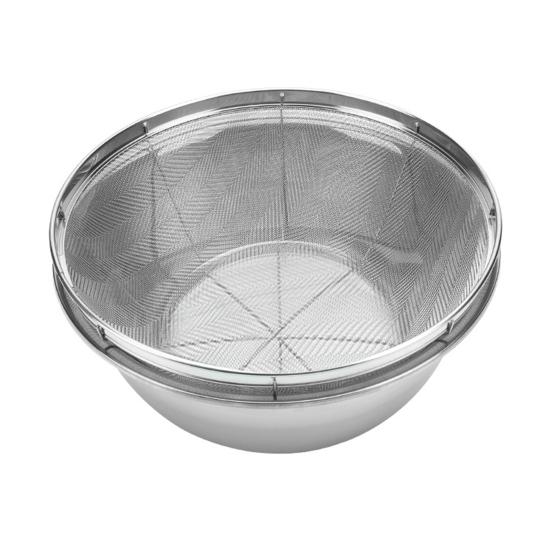 Stainless Steel Drain Basket Fast Drainage Microporous Kitchen Filter Mesh Strainer Basket for Kitchen Dishwasher Safe Multi-Functional Strainer