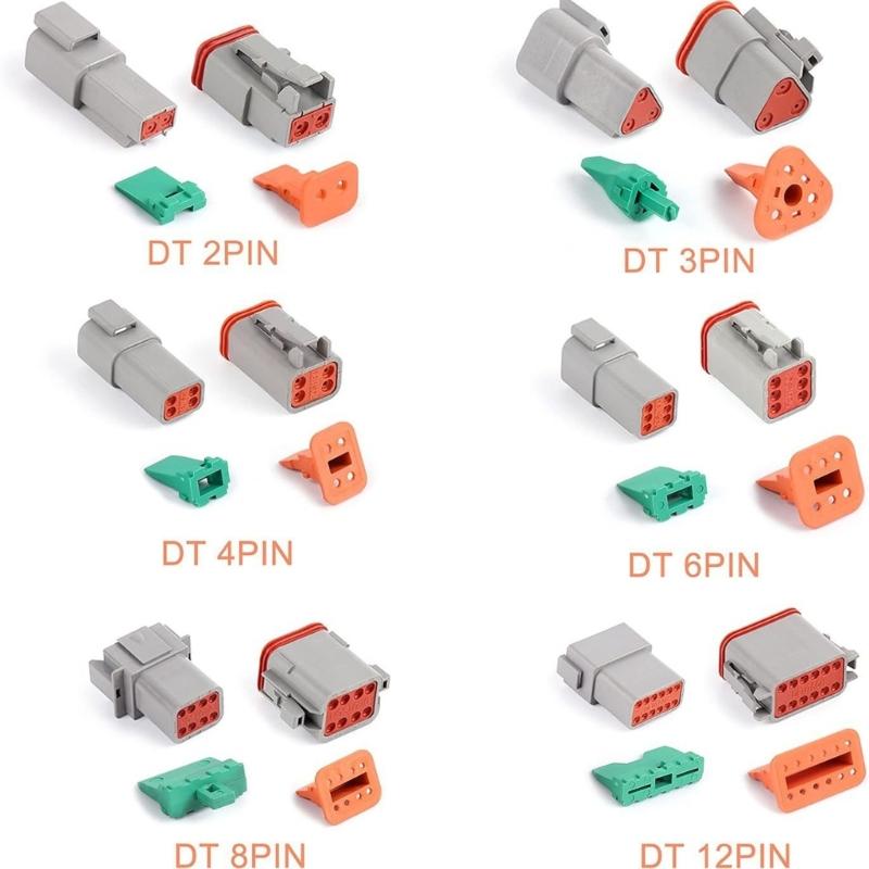 Deutscher Standard 2-Pin Automobilsteckverbinder Wasserdicht Vibrationsfest Elektrischer Stecker für Autos LKWs Marineanwendungen