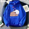 Panda Bear Bubu Dudu Cartoon Hoodie Sleep Cute Printed Clothes for Teens Loose Sweatshirt Spring Pocket