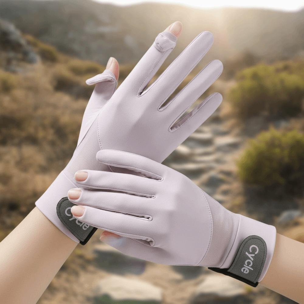Waterproof Sun Protection Gloves Highly Elastic Summer Driving Mittens Outdoor Sports