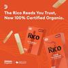 D'Addario WoodWinds Daddario Reed Baritone Saxophone RICO RLA2530 [Hardness: 3.0] Pack of 25 [Dom...