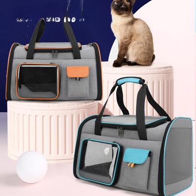 Nefes Alabilir Kedi Çantası Taşınabilir Kedi Sırt Çantası Omuz Taşınabilir Büyük Kapasiteli Evcil Hayvan Çantası Yavru Köpek Çantası Uzay Kedi Çantası