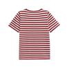2025 Spring Women's Striped Short Sleeve Knitted Top - European & American Style Fashion