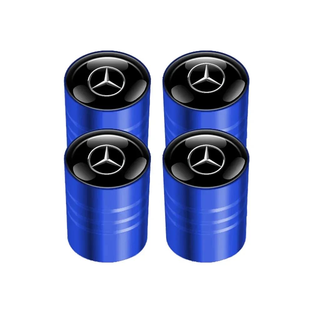 Naklejka Samochodowa 2025 Gorąca Do Mercedes Benz 4 szt. Nakładki na Zawory Kół Samochodowych i Opon Do Mercedes Benz W203 W204 W205 W 206 W21