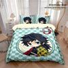 Tomioka Giyu Demon Slayer Anime Bedding Set - 4-Piece Duvet Cover & Bed Sheet
