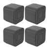 4Set Furniture Anti Vibration Pads Rubber Non Slip Foot Pads Bed Risers for Sofa Washing Machine Electrical Appliances