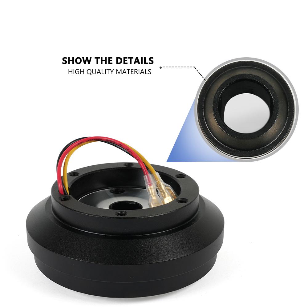 Bartoo-Steering Wheel Boss Kit Short Thin HUB Adapter Kit 174H For Ford Mustang 1984-2004 Fox-Body Mustang SN95 Mustang QR043