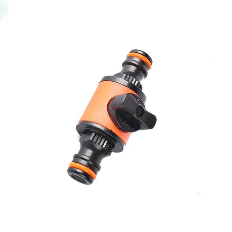 

1pc/2PCS 16MM Equal Garden Hose Shut Off Valve Fitting Plastic Tubing Tap Adapter Quick Joint for Watering Irrigation Car Wash
