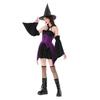 Halloween costume magic witch costume dark goth cross witch hat carnival costume dress