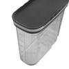 Lebensmittelbehälter für lose Produkte Spender mit Messung Grau 1,8L Deckel