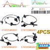 NEW 4PCS 57475SMGE01 57470SMGE01 Front&Rear ABS Wheel Speed Sensor 57455SMGE01 57450SMGE01 For Honda Civic Hatchback 2005-