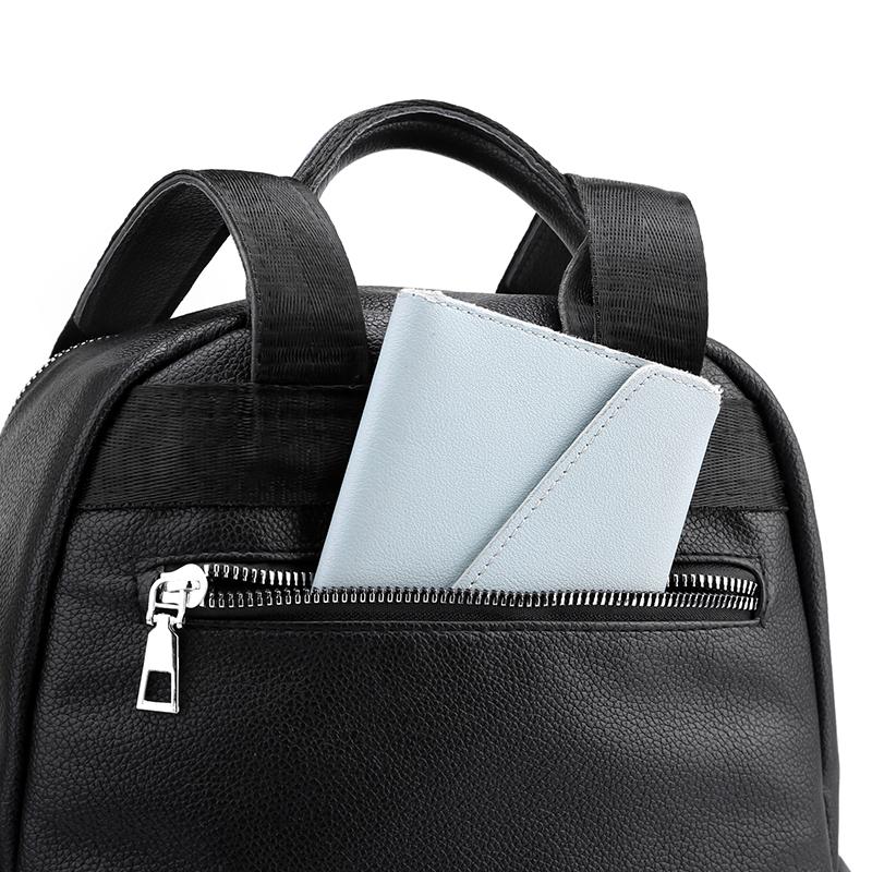 Miękki plecak damski ze skóry Pu Wodoodporny, antykradzieżowy plecak podróżny o dużej pojemności Damskie torby na ramię