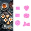 6PCS Silicone Molds Marine   Shaped Fondant Cake Chocolate Mould Decorating Tools