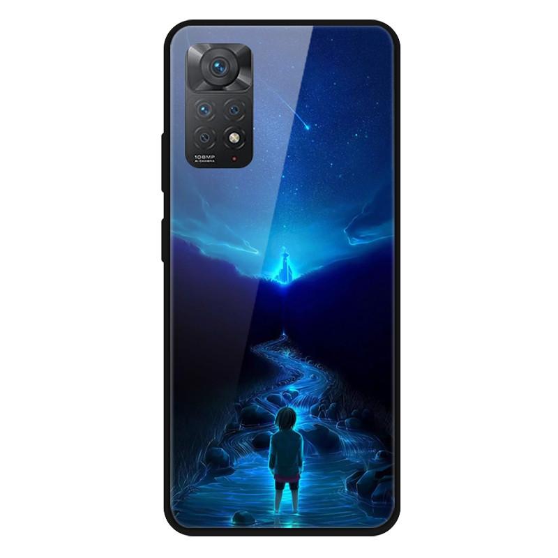 Fashion Glass Cover For Xiaomi Redmi Note 10 / Note 11 / Note 12 Case Tempered Glass Covers for Xiaomi Redmi Note 12 4G Case