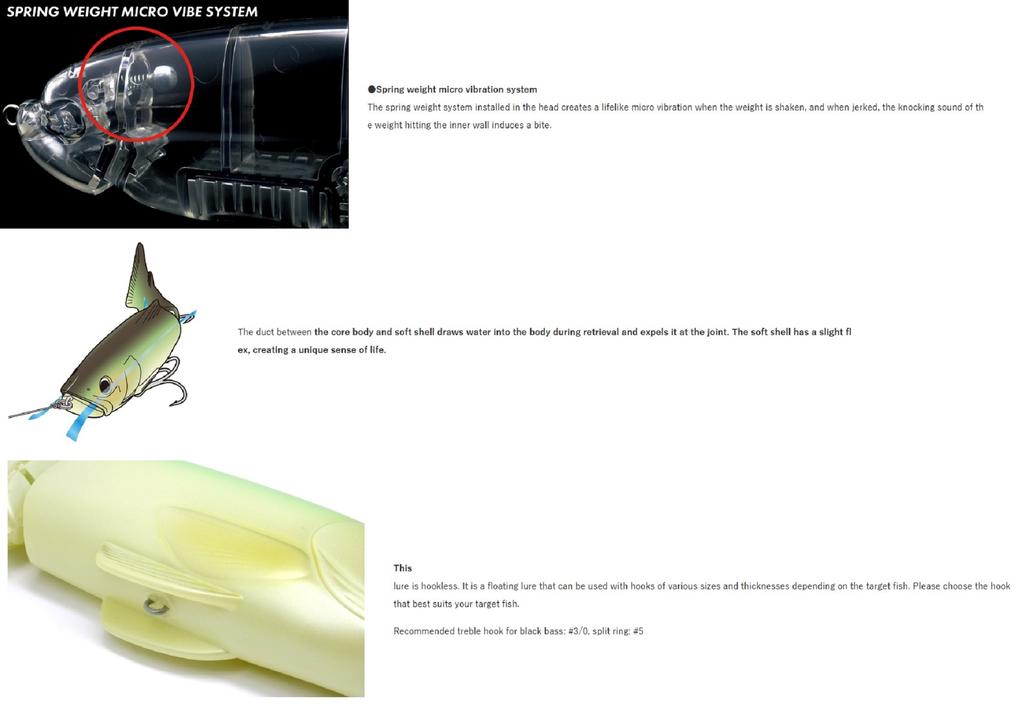 Deps New Slide Swimmer 300 Floating Jointed Lure 09 (6090)