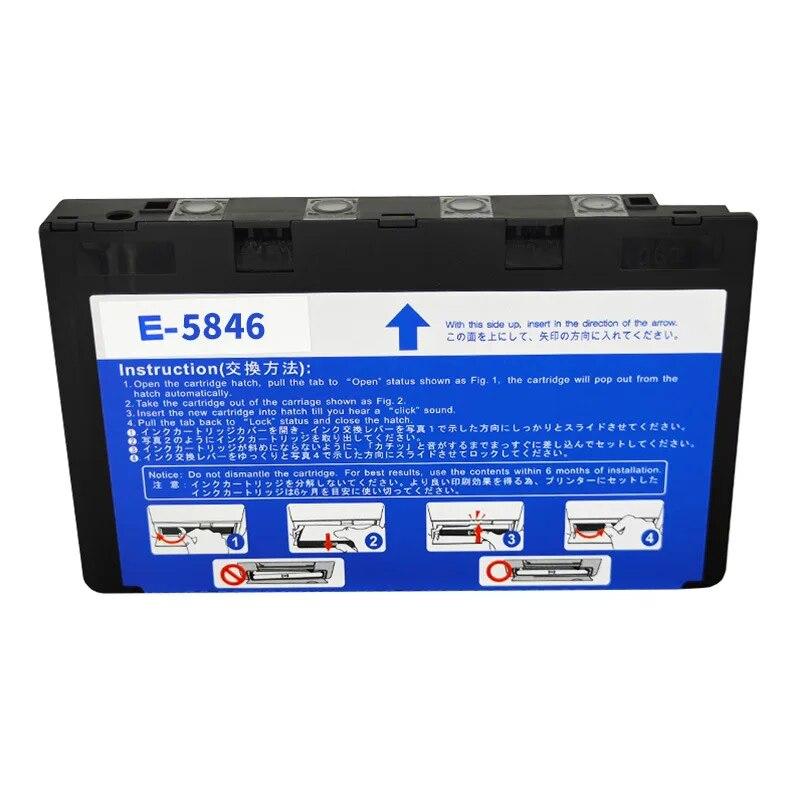 New T5846 Ink Cartridge Compatible For Epson PictureMate 200 240 260 280 290 PM 240 Show PM 225 300 Printer 5846 1set