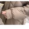 Veste Courte en Coton Duveté pour Femmes Hiver Nouvelle Mode Élégante Petite Taille à Capuche Manteau en Coton Épaissi