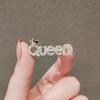 Anti-Exposure QUEEN Brooch: Stylish Women's Lapel Pin & Versatile Accessory