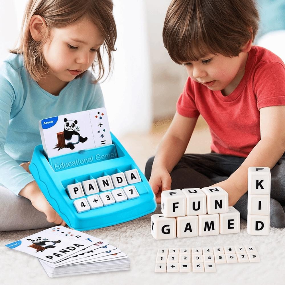 Alphabets Number Letter Sticker Toys Paper Sight Words Spelling Game  Children Kids Boys