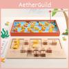 Wooden Duck Fishing Game For Kids Educational Toy For Early Learning And Number Skills
