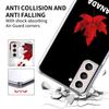 Canada National Football Team Logo Phone Case For Samsung Galaxy S25 Edge S24 S23 FE S21 S20 S10 Plus S22 S26 Ultra Cover Clear