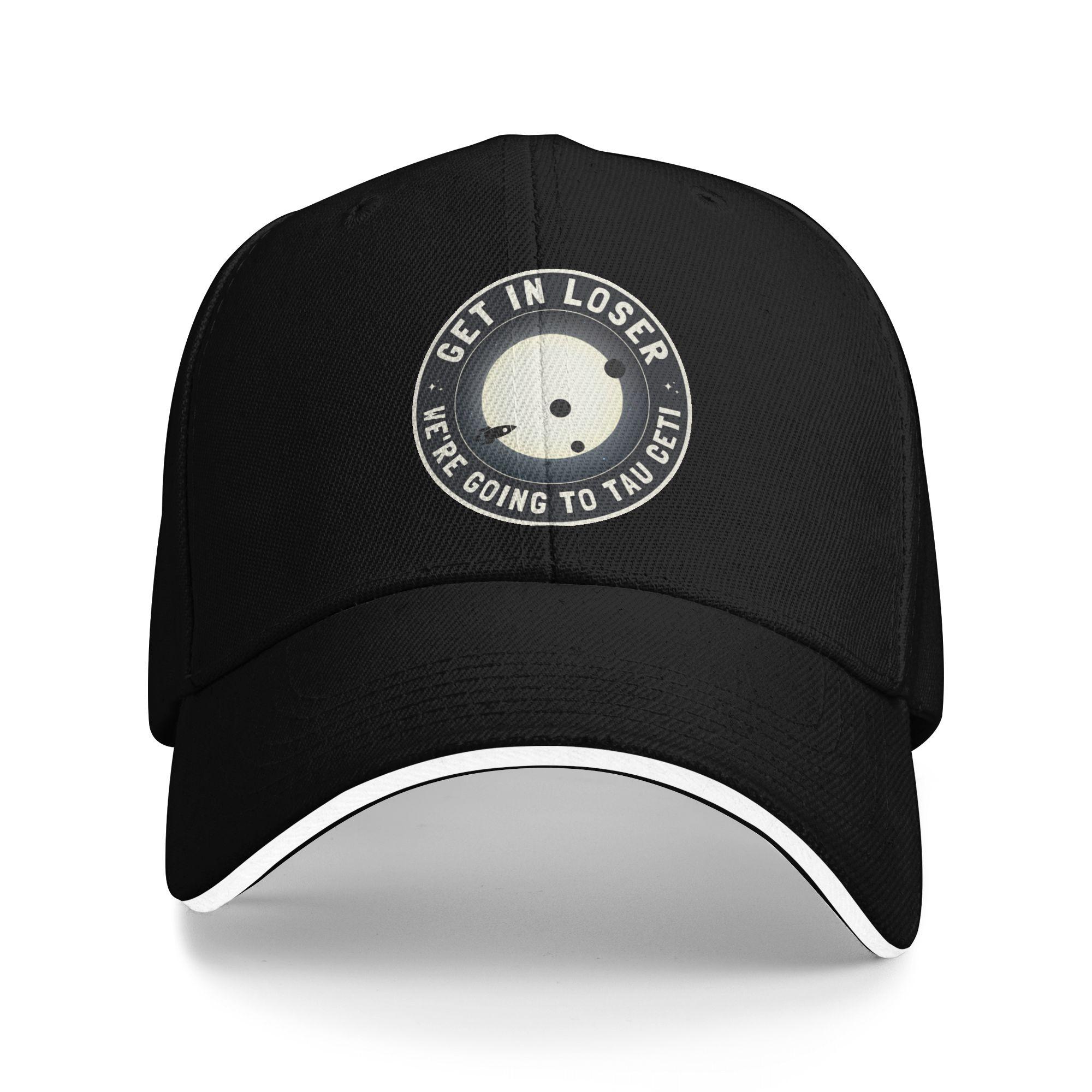 

Project Hail Mary Get In Loser Baseball Cap y2k Funny Trucker Hat Summer Men Women Hiking Fishing Snapback Cap As Picture чёрный