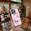 Hello Kitty Silver Cute Phone Case for Apple 16