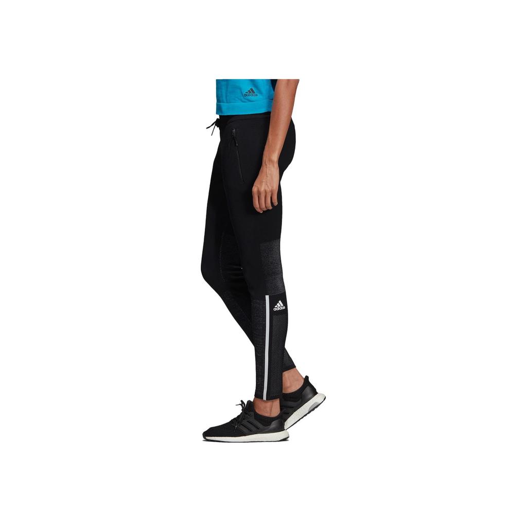 Adidas Solid Color Tight Casual Pants Women Bottoms Black DP3891