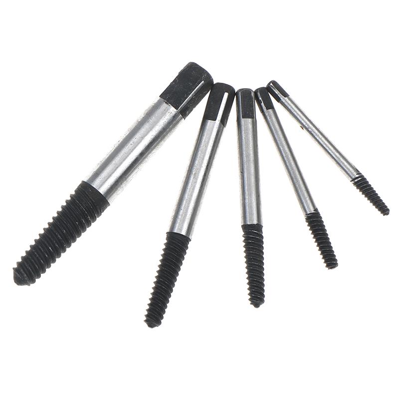 5Pcs/Set Damaged Screw Extractor Easy Out Set Bolt Stud Remover Tools Kit