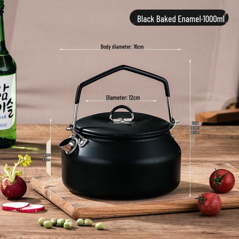 Miling 1L 304 Stainless Steel Outdoor Camping Kettle