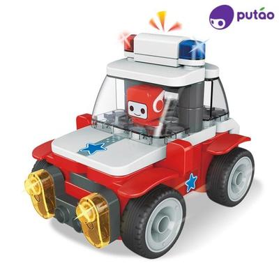 Pie Block Transformation Toy Set (Police Car)