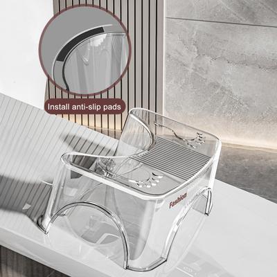 Yousheng Ayak Taburesi Kaymaz Tasarım Genişletilmiş Taban Banyo Güvenlik Taburesi Tuvalet İçin Çömelme Pozisyonu Yardımcısı Hamilelik Çocuklar